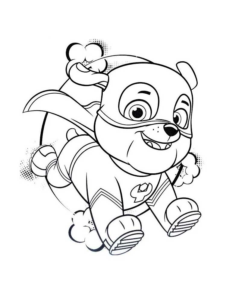 PAW Patrol: Mighty Pups 16 coloring page