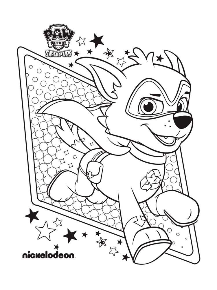 PAW Patrol: Mighty Pups 18 coloring page