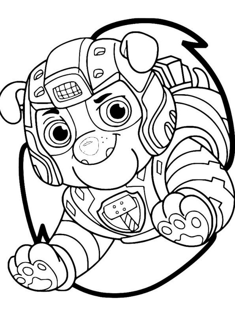 PAW Patrol: Mighty Pups 2 coloring page