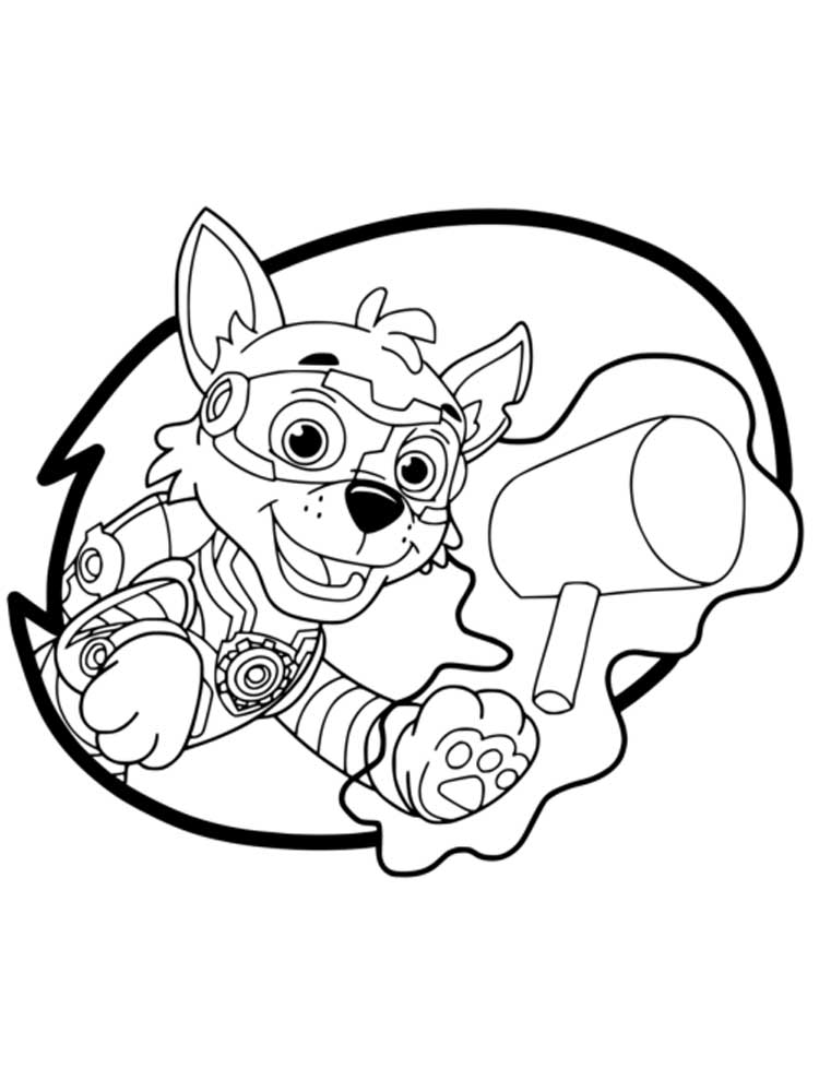 PAW Patrol: Mighty Pups 22 coloring pagev