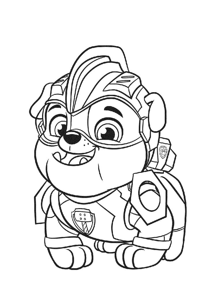 PAW Patrol: Mighty Pups 8 coloring page