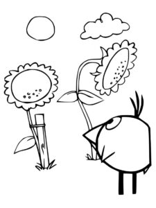 Peep and the Big Wide World 1 coloring page