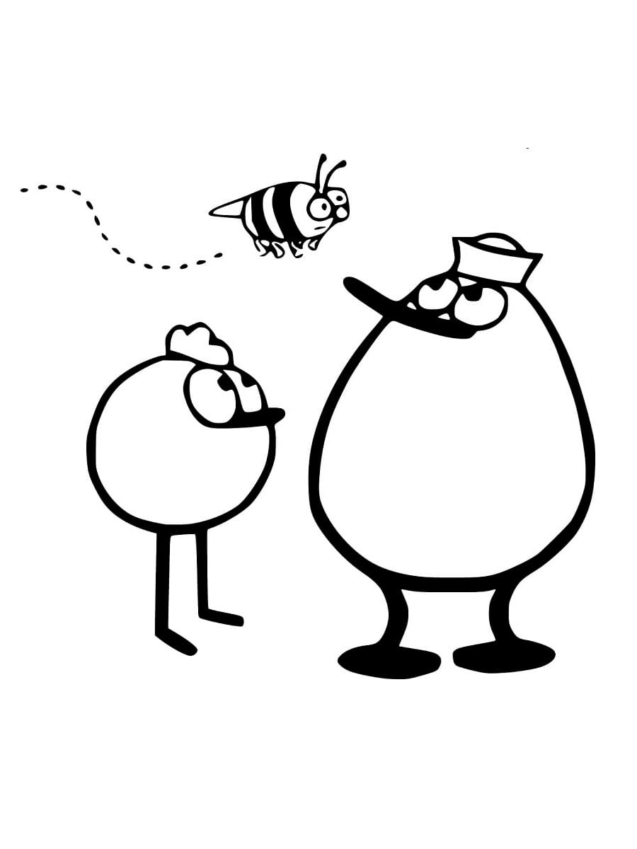 Peep and the Big Wide World 10 coloring page