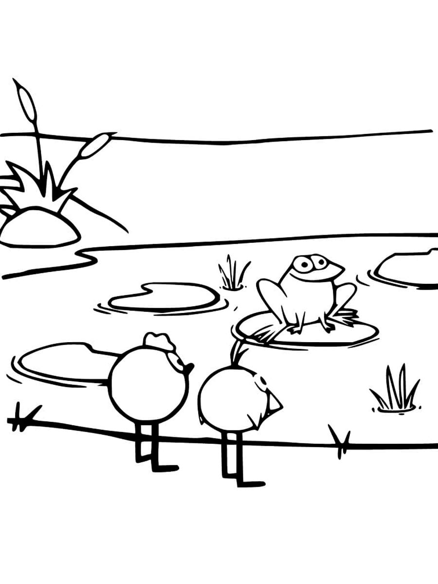 Peep and the Big Wide World 5 coloring page