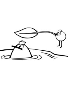 Peep and the Big Wide World 6 coloring page