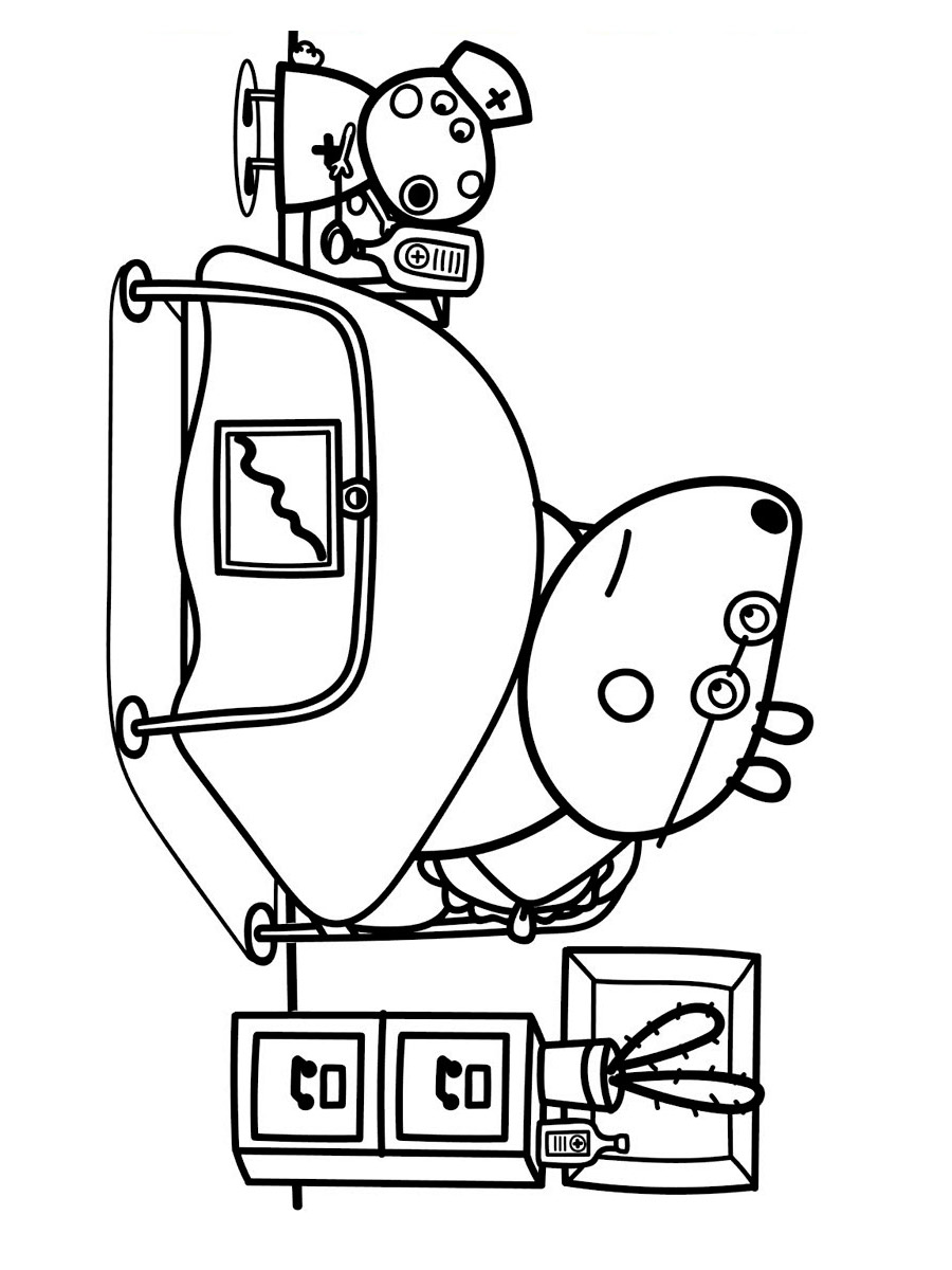Dr. Brown Bear coloring page