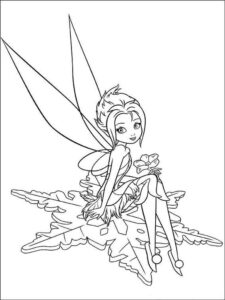 Periwinkle 5 coloring page