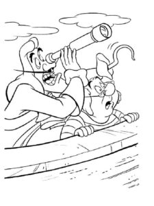 Peter Pan 1 coloring page
