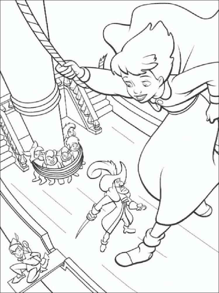 Peter Pan 12 coloring page