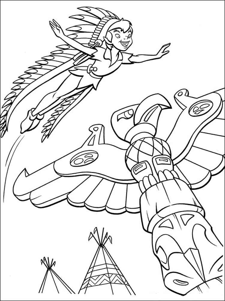 Peter Pan 16 coloring page
