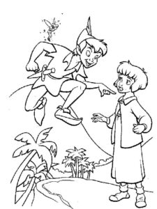 Peter Pan 23 coloring page