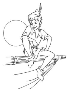 Peter Pan 6 coloring page