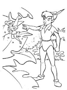 Peter Pan 7 coloring page