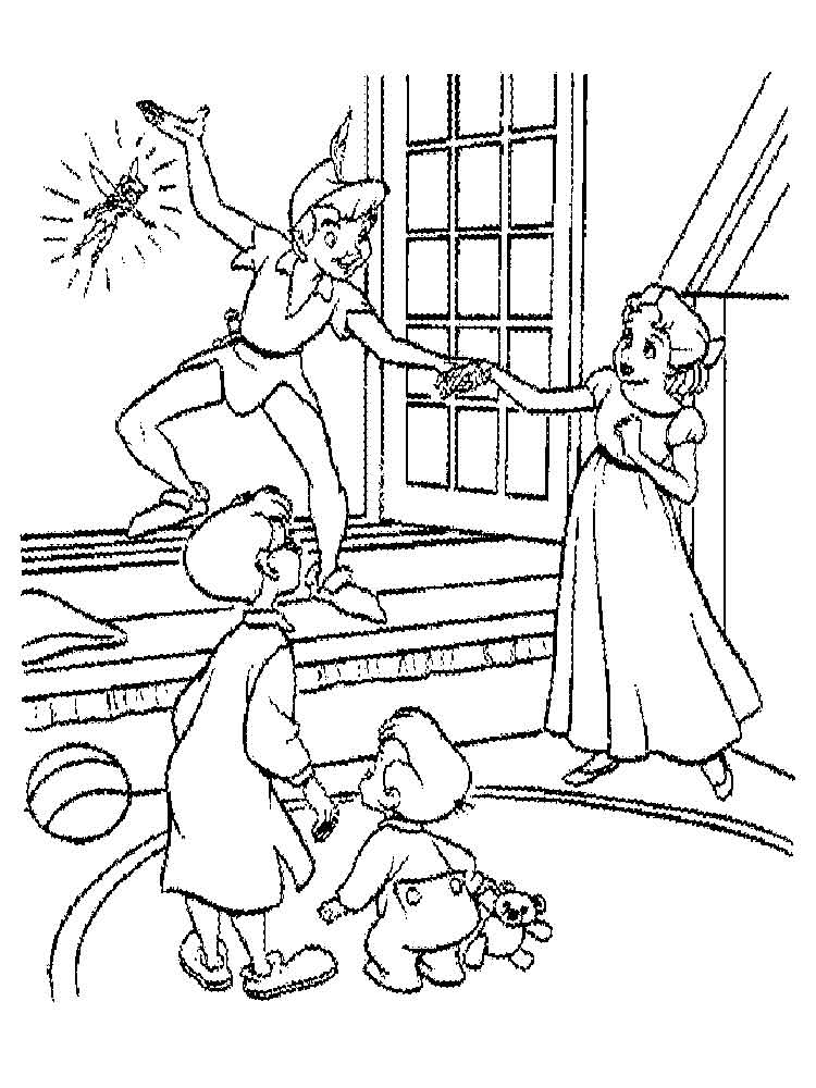 Peter Pan 8 coloring page