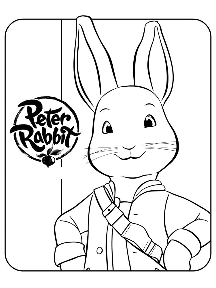 Peter Rabbit 2 coloring page