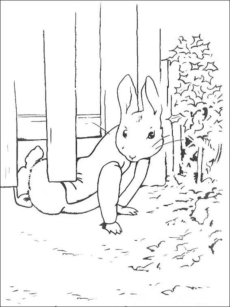 Peter Rabbit 8 coloring page