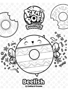 Beelish Pikmi Pops coloring page