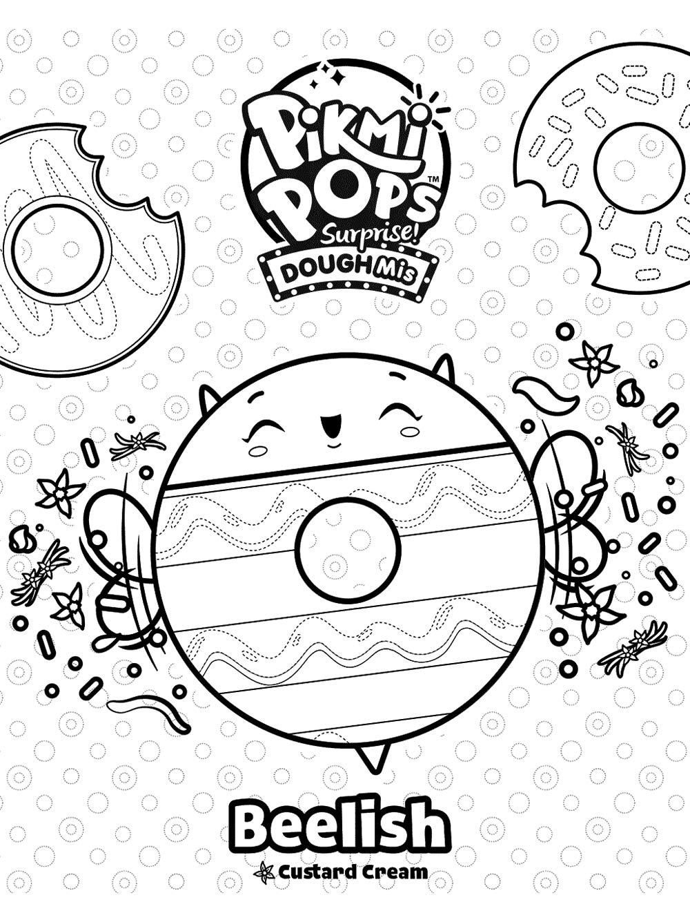 Beelish Pikmi Pops coloring page