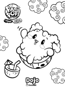 Dojo Pikmi Pops coloring page