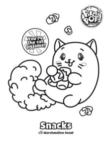 Snacks Pikmi Pops coloring page