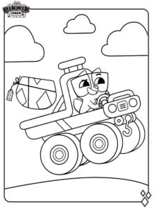 Pikwik Pack 1 coloring page