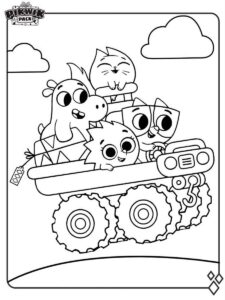 Pikwik Pack 10 coloring page