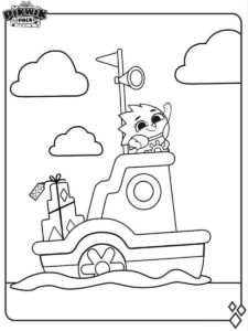 Pikwik Pack 12 coloring page