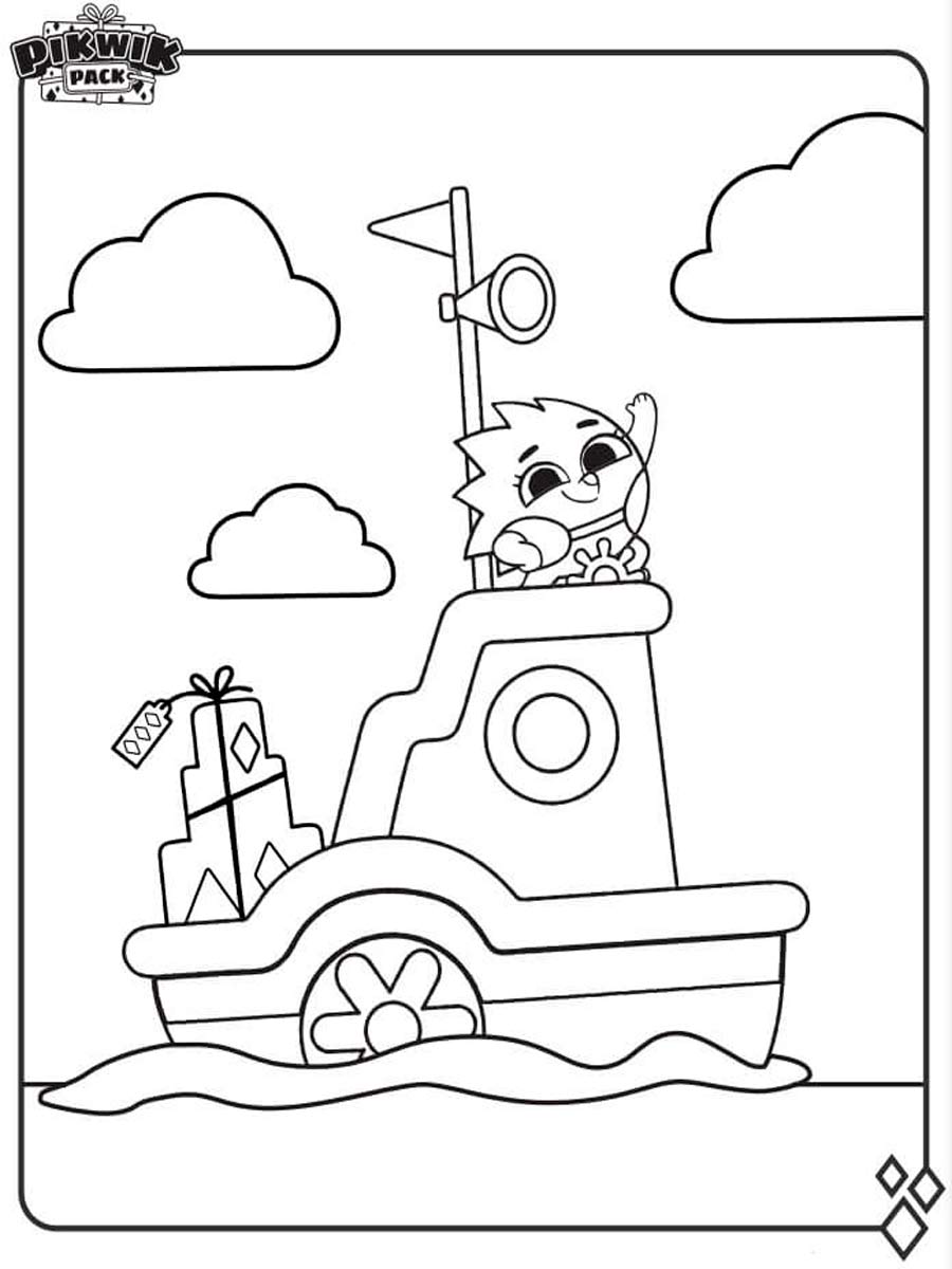 Pikwik Pack 12 coloring page