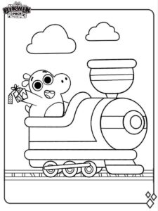 Pikwik Pack 13 coloring page