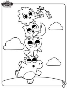 Pikwik Pack 4 coloring page