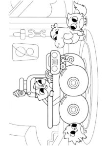 Pikwik Pack 8 coloring page