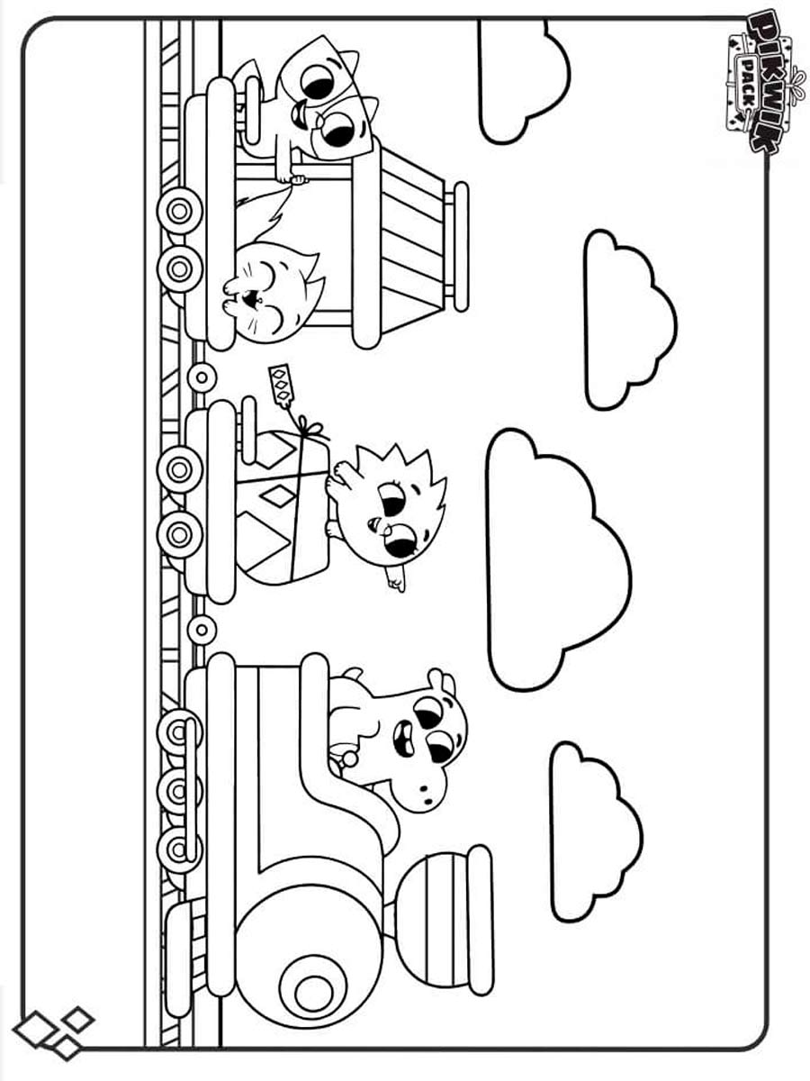 Pikwik Pack 9 coloring page