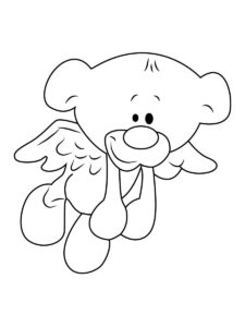 Pimboli Angel coloring page