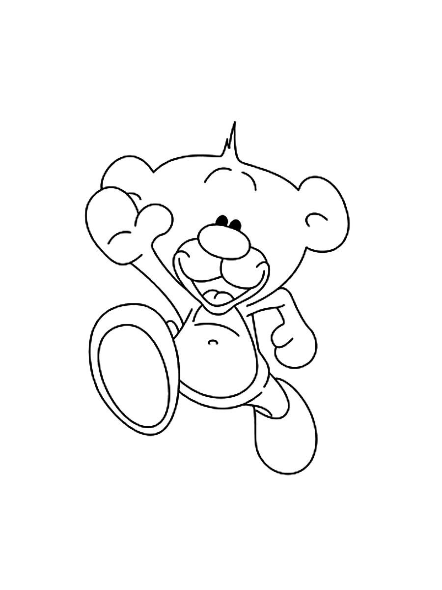 Happy Pimboli coloring page