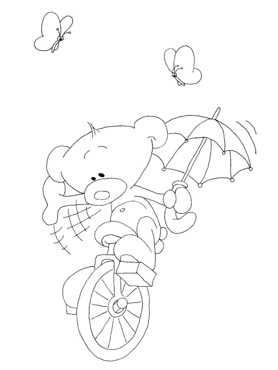 Pimboli the circus performer coloring page