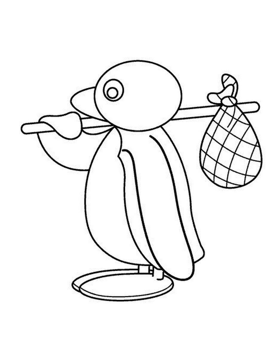 Pingu 10 coloring page