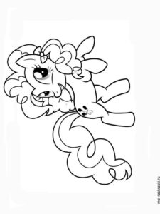 Beautiful Pinkie Pie coloring page