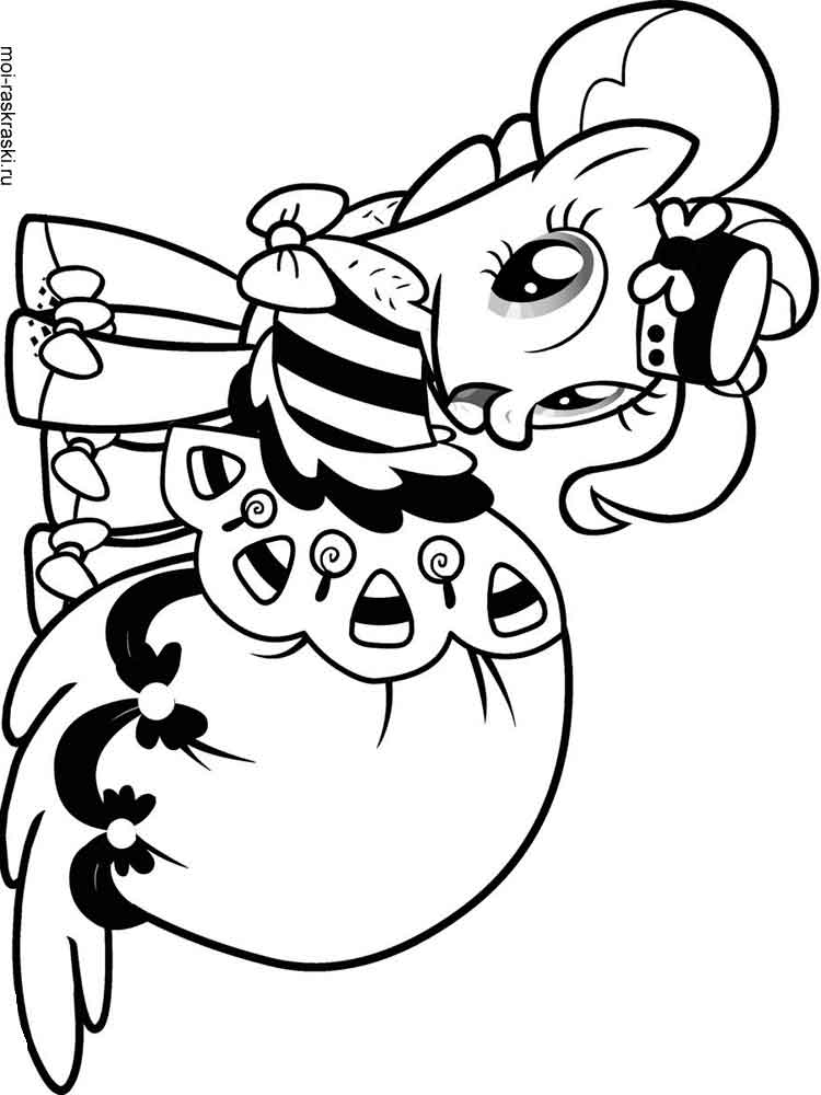 Elegant Pinkie Pie coloring page
