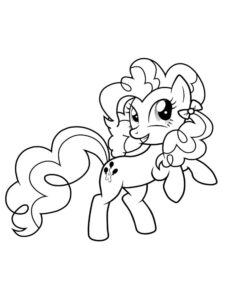 Pony Pinkie Pie coloring page