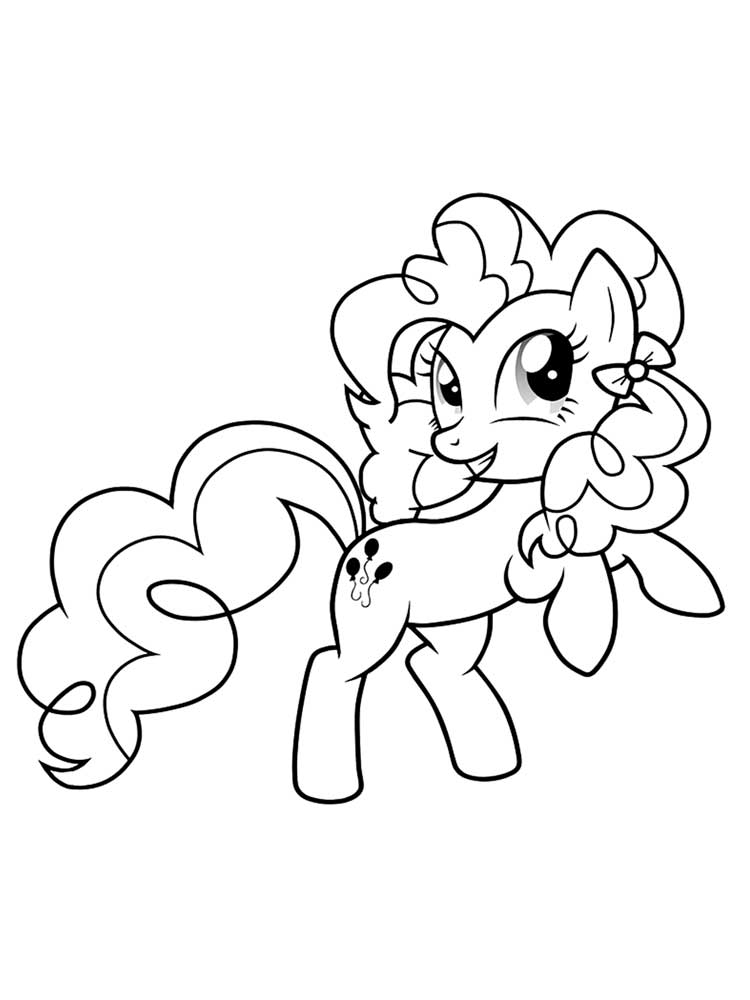 Pony Pinkie Pie coloring page