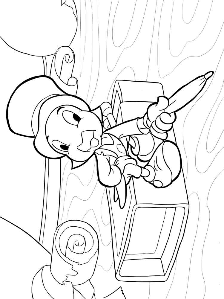 Jiminy Cricket coloring page