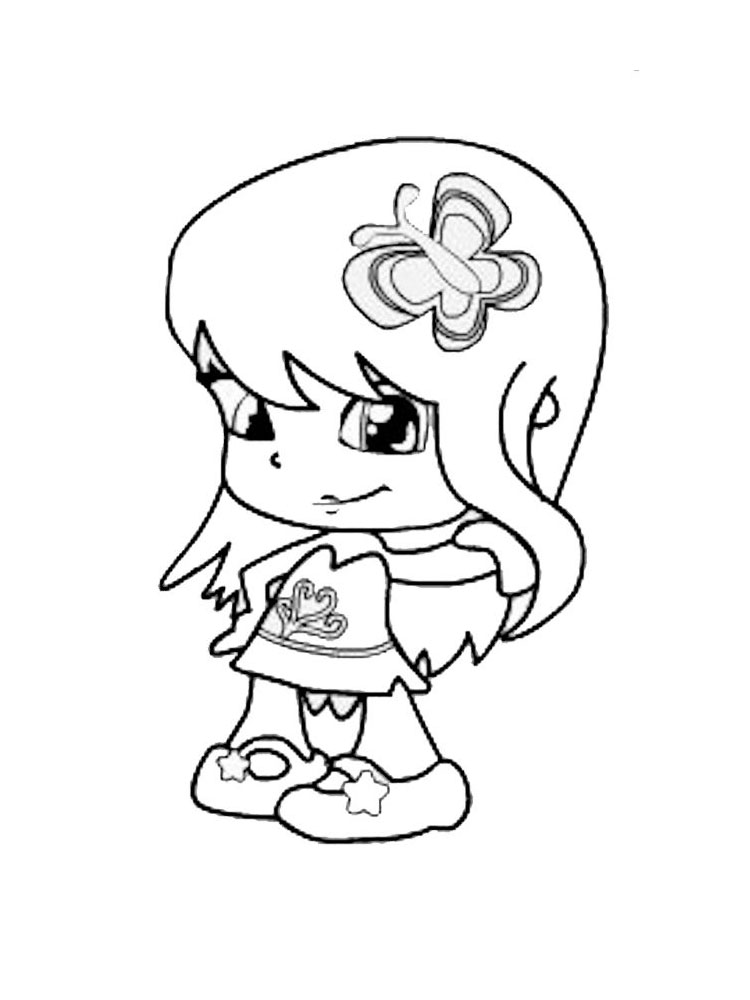 Pinypon Girl coloring page