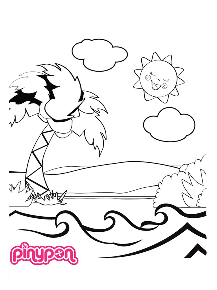 Pinypon World coloring page