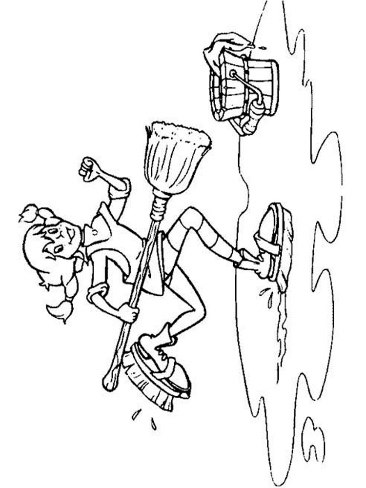 Pippi Longstocking 12 coloring page