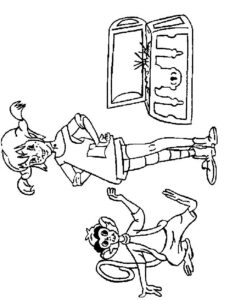 Pippi Longstocking 3 coloring page