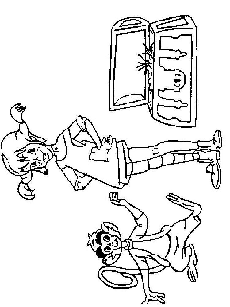 Pippi Longstocking 3 coloring page