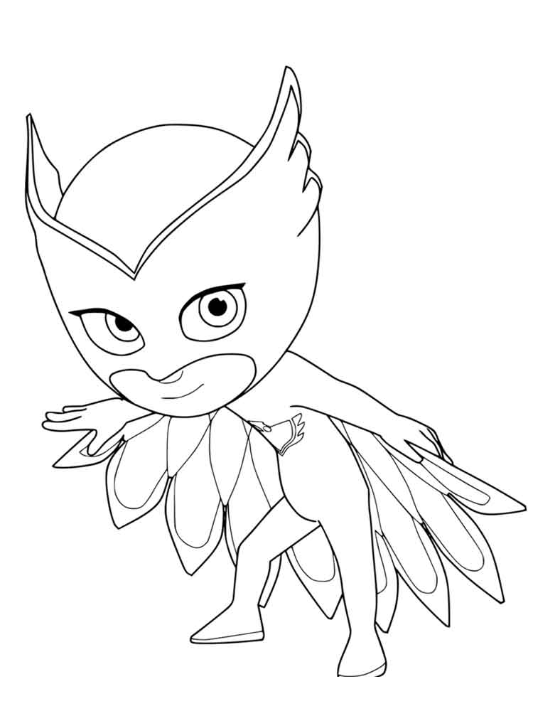 Owlette coloring page