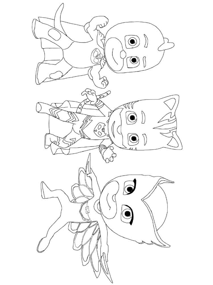 All PJ Masks coloring page