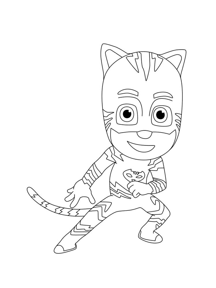 PJ Masks Catboy coloring page