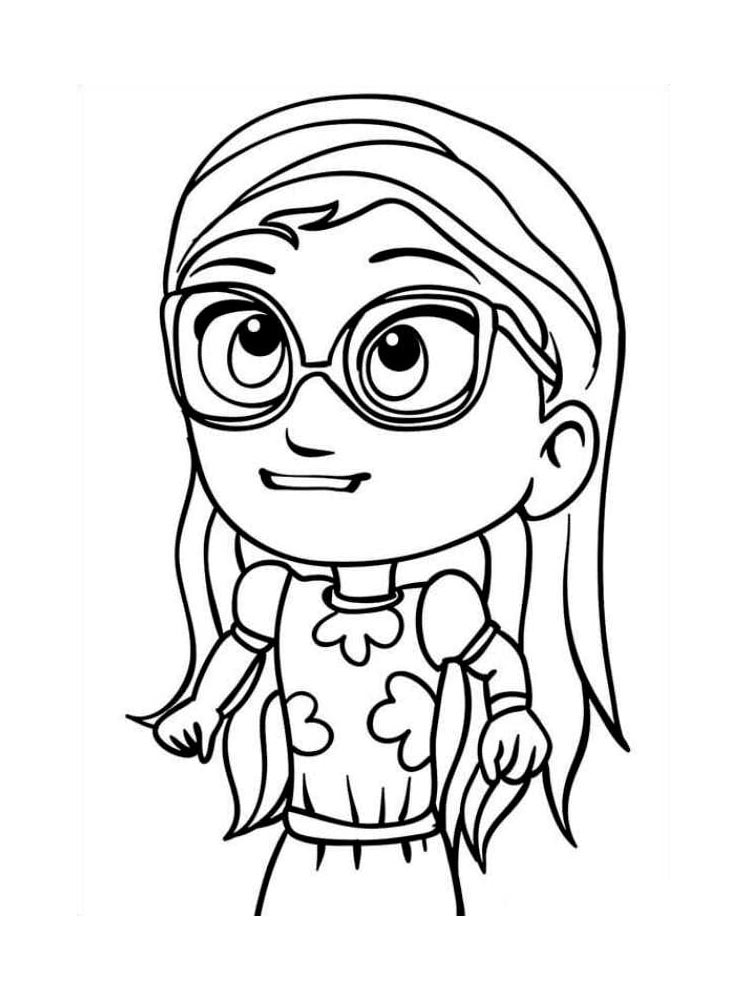 Amaya PJ Masks coloring page